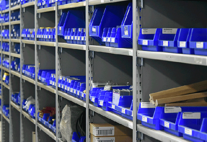 clean storeroom shelves