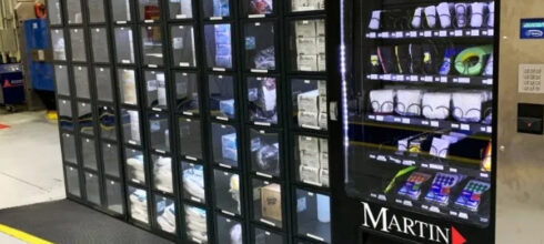 Martin supply fully stocked MRO industrial vending machine