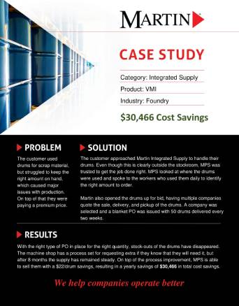 Integrated Supply VMI Case Study