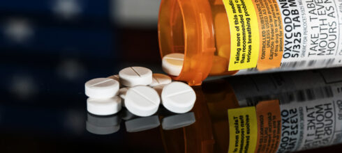 opiod pills in workplace facility