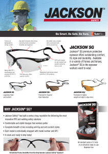 Jackson Safety Sales flyer