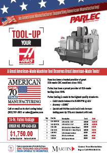 Parlec Machine tooling flyer