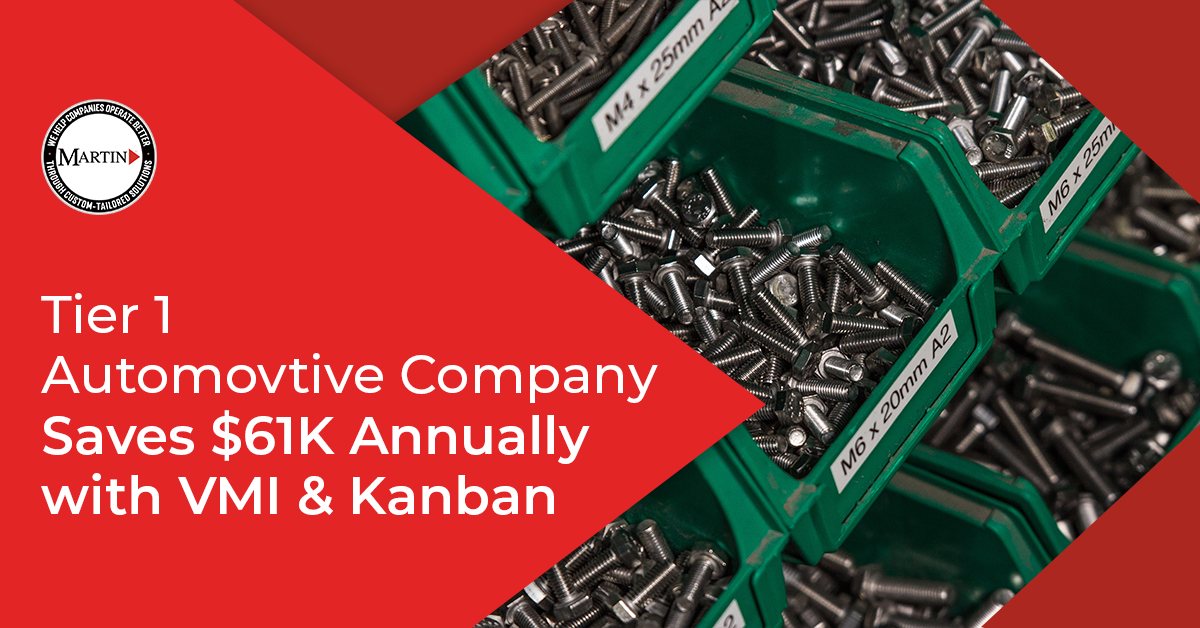 Tier 1 Automotive Company Saves 61K Annually with VMI and Kanban | Case Study