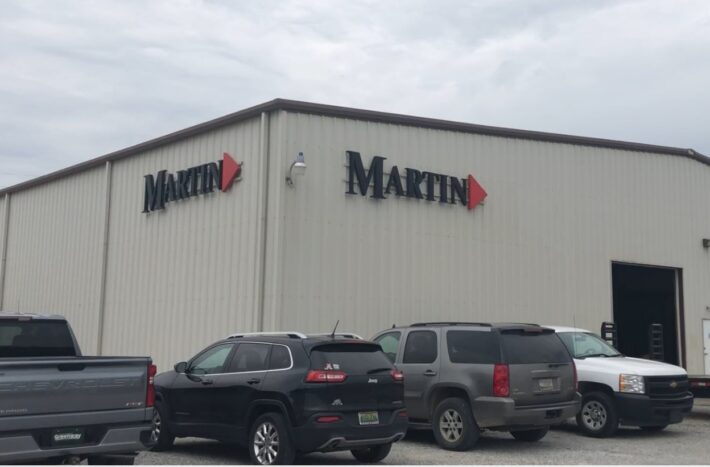 Martin Supply building in Decatur, Alabama