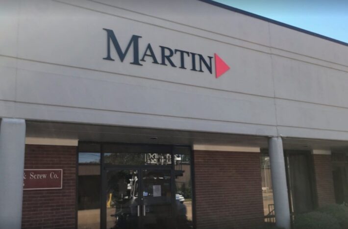 Martin Supply location building in Jackson, MS