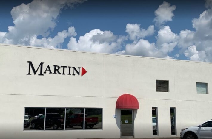 Martin Supply building in Sheffield, Alabama