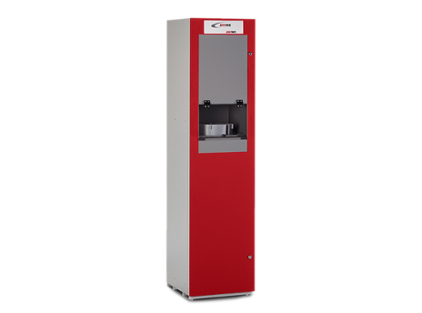 Red Autocrib Scale Vending MAchine for inventory
