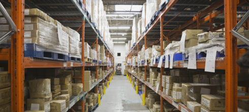 organized storeroom with mro products